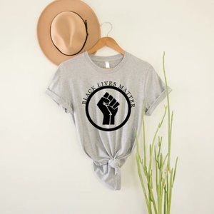 Black Lives Matter Fist Tee - Civil Rights Tshirt